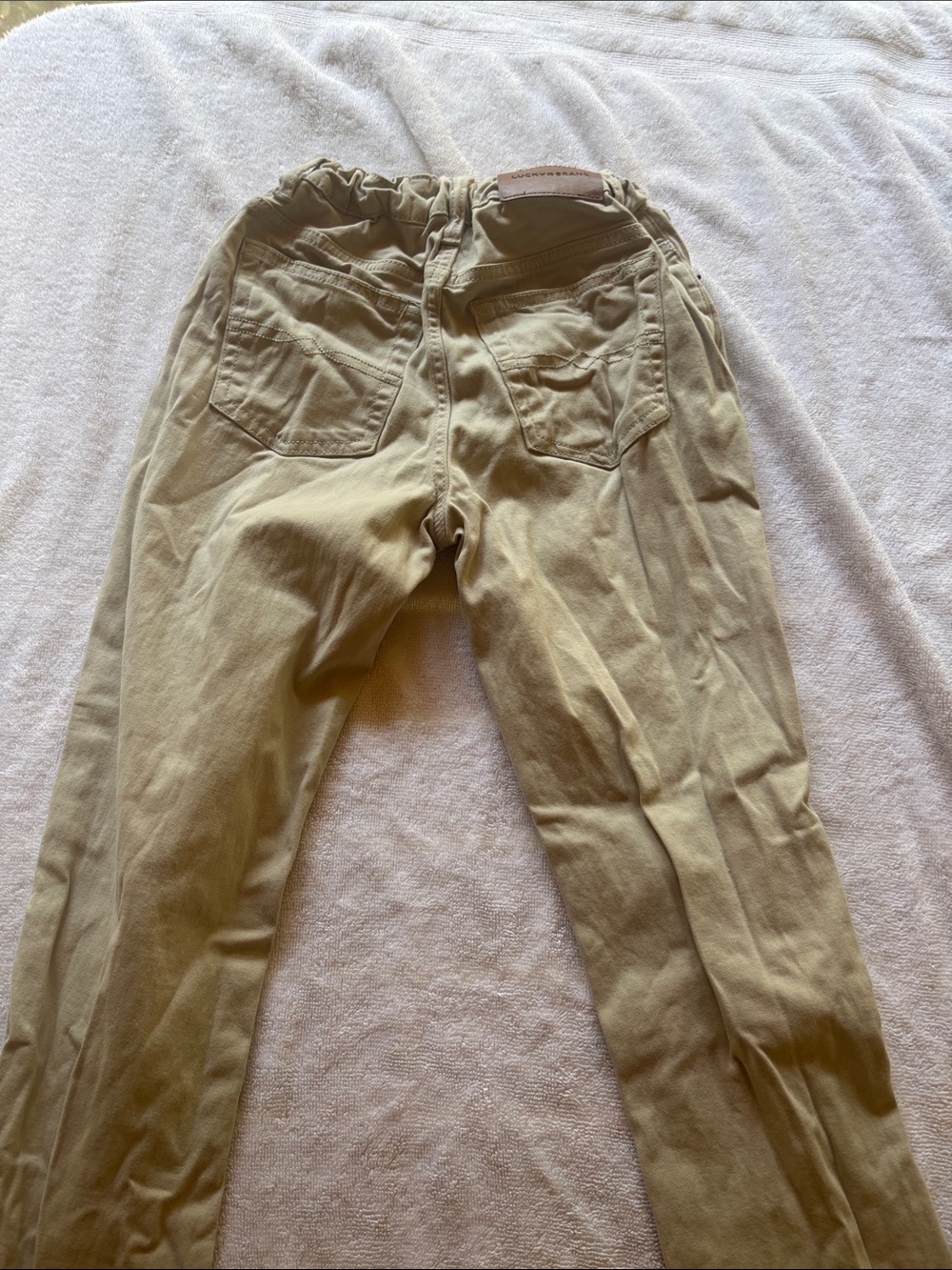 Lucky Brand Men's Tan Khaki Chinos